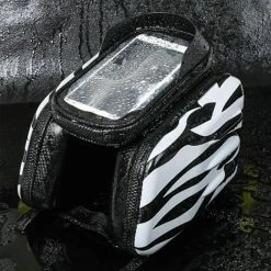 Unbranded Hard Shell Mountain Bike Front Frame Bag Bicycle Top Tube Grande Capacité Case -Vélo fixie Soldes 374650143 max