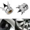 Unbranded Universal Crown Shape Car Truck Bike Tire Air Valve Stem Cap Wheel Rim