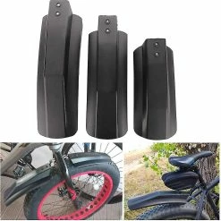 Hggqvvs Bike Fender Set 26 « Plastique Avant Arrière Fender Durable Fat Tire Mountain Bike Fender Set -Vélo fixie Soldes 378906358 max
