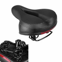 Aswei Selle De Vélo Extra Wide Big Bum Cycling Gel Soft Pad Bike Comfort Épaissir Siège -Vélo fixie Soldes 382867472 max