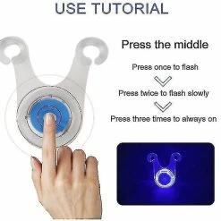 Unbranded Blue Bike Feu Arrière Feu Arrière Veille Veilleuse Signal De Sécurité Flash Trois Modes De Luminosité (bleu) -Vélo fixie Soldes 384236430 max