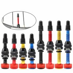 Unbranded 2pcs Buse Route Tubeless Bike Rim Bike 40mm 60mm Tubeless Tire F / V Presta -Vélo fixie Soldes 384371692 max