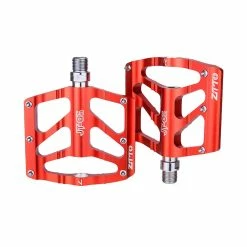 Unbranded 2 Pcs Mountain Bike Flat Alloy Bearing Anti-slip Bicycle Pedal Strong MTB Pins