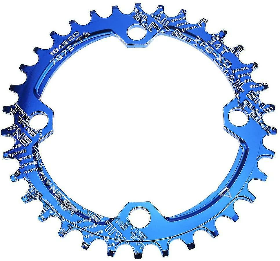 Unbranded Narrow Wide Chainring 104 Bike Bcd 34t Bike Single Chainring Pour 9 10 11 Mountain Bike Road Bike Bmx 2 Unbranded Narrow Wide Chainring 104 Bike Bcd 34t Bike Single Chainring Pour 9 10 11 Mountain Bike Road Bike Bmx – Image 2