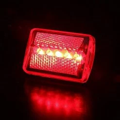 Unbranded 2023 - Bike Tail Light Led Bike Tail Light Indicateur De Sécurité De Vélo Bicycle Tail Light Battery Powered Driving -Vélo fixie Soldes 396674131 max