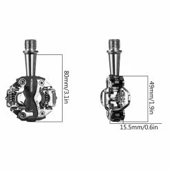 Unbranded Pédales De Vélo De Montagne Légèrement Alliage D’aluminium Pédales De Vélo Plate-forme Pédales Pour Route Mountain Bmx Bike Vélos De Loisirs -Vélo fixie Soldes 401015698 max