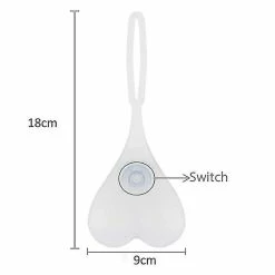 Unbranded Feux Arrière Bike Ball, Lumières D’avertissement De Cœur De Vélo, Lampe à œufs Led Night Essential, Étanche (bleu) -Vélo fixie Soldes 406042705 max