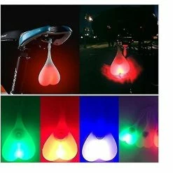 Unbranded Feux Arrière Bike Ball, Lumières D’avertissement De Cœur De Vélo, Lampe à œufs Led Night Essential, Étanche (bleu) -Vélo fixie Soldes 406042730 max