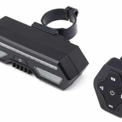 Unbranded Feu Arrière De Vélo Avec Clignotant-télécommande Sans Fil étanche Bicycle Tail Light-usb Rechargeable Mountain Bike Tail Light (noir) -Vélo fixie Soldes 406044231 max