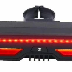 Unbranded Feu Arrière De Vélo Avec Clignotant-télécommande Sans Fil étanche Bicycle Tail Light-usb Rechargeable Mountain Bike Tail Light (noir) -Vélo fixie Soldes 406044298 max