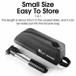 Beculerty West Biking Portable Mini Bicycle Pump Cycling Hand Air Pump Ball Tire Gonfleur Schrader Presta Valve MTB Road Bike Accessoires -Vélo fixie Soldes 409155994 max