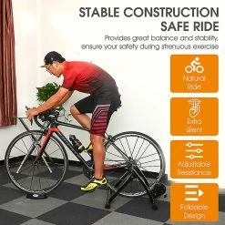 Beculerty West Biking Indoor Exercise Bike Trainer Home Training Magnetic Resistance Bicycle Trainer Road Mtb Bike Trainers Cycling Roller -Vélo fixie Soldes 409157483 max