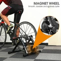 Beculerty West Biking Indoor Exercise Bike Trainer Home Training Magnetic Resistance Bicycle Trainer Road Mtb Bike Trainers Cycling Roller -Vélo fixie Soldes 409157519 max