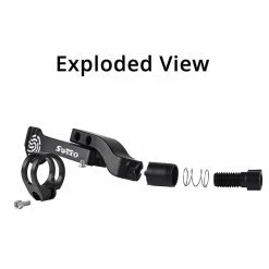 Unbranded Alliage D’aluminium Mountain Road Bike Compte-gouttes Tige De Selle Support Cnc Levier à Distance -Vélo fixie Soldes 409440833 max