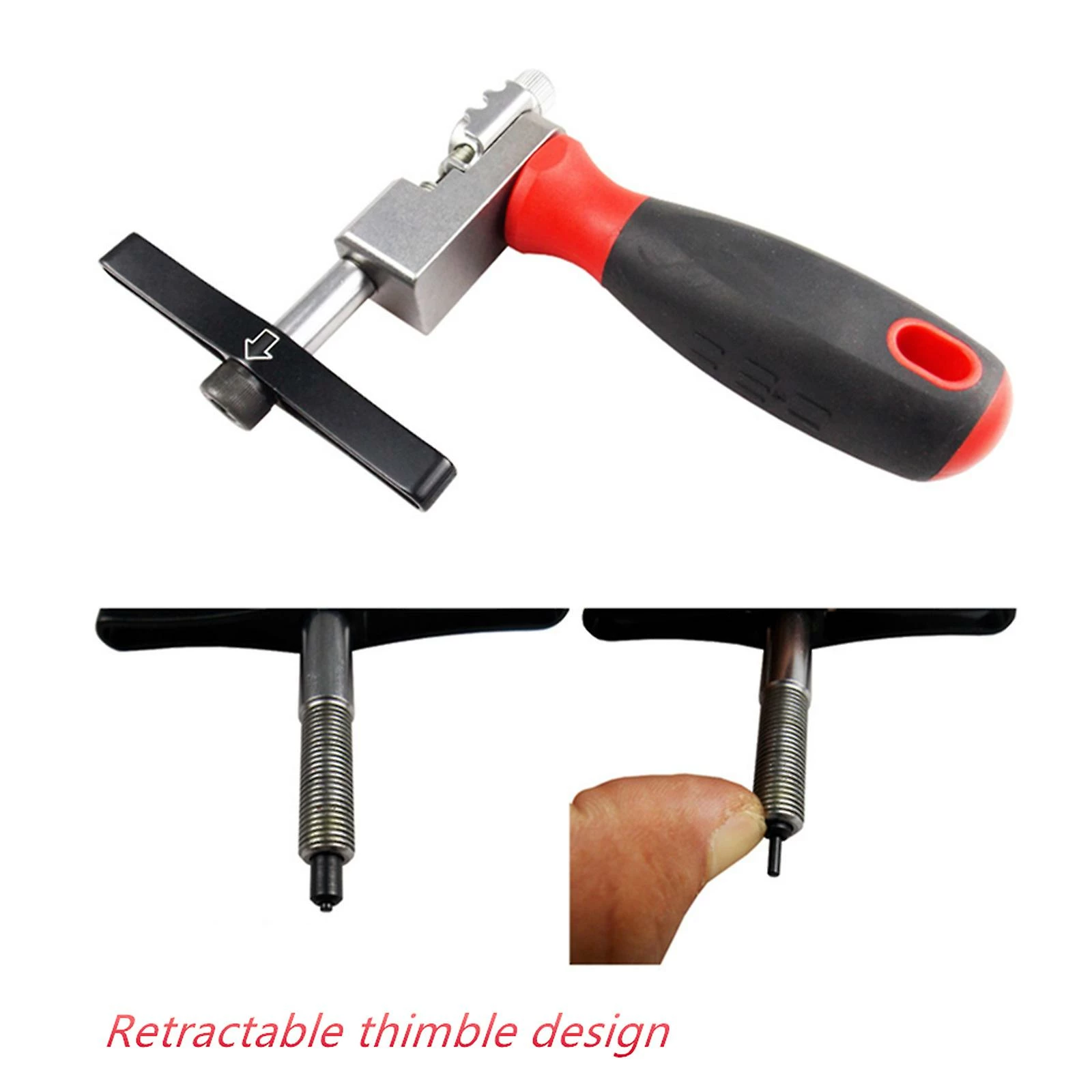 Unbranded Universal Mountain Road Bike Chain Pin Remover Disjoncteur De Chaîne Antidérapant 2 Unbranded Universal Mountain Road Bike Chain Pin Remover Disjoncteur De Chaîne Antidérapant – Image 2