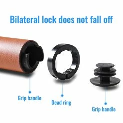 Unbranded Mtb Road Bike Grips Poignées Poignées End Grip Vélo Accessoires 22.2mm -Vélo fixie Soldes 409450445 max