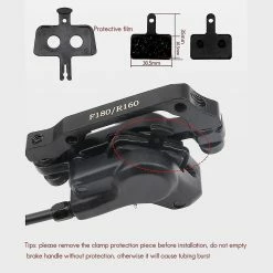 Unbranded Litepro Mtb Bike Oil Frein à Disque 1000 / 1600mm Rotor Étrier Hydraulique, A -Vélo fixie Soldes 421867646 max