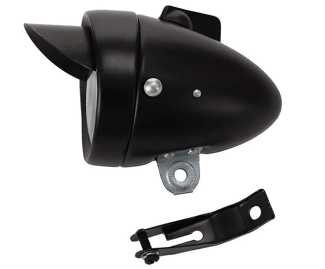 Unbranded Rétro Super Bright Led Bicycle Front Head Light Chrome Visor Bullet Headlamp Headlight Waterproof Bike Lamp Bicycle Accessories (noir) 1 Unbranded Rétro Super Bright Led Bicycle Front Head Light Chrome Visor Bullet Headlamp Headlight Waterproof Bike Lamp Bicycle Accessories (noir)