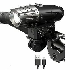 Vention Usb Rechargeable Bike Light, Front Bike Light Bike Light, 4 Modes Rechargeable Puissant Étanche Ip65 Antichoc Led Bike Light Front Bike Light Pour