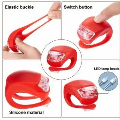 Vention 16 Pièces Bicycle Light Avant Et Arrière Silicone Led Bike Light Set Bike Headlight And Taillight Multi-purpose Waterproof Bike Light Road Mountain Bike 7 Vention 16 Pièces Bicycle Light Avant Et Arrière Silicone Led Bike Light Set Bike Headlight And Taillight Multi-purpose Waterproof Bike Light Road Mountain Bike -Vélo fixie Soldes 437500553 max