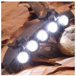 Vention 5 Led Cap Light Bike Light Pratique Hand Free Hat Clip Lampe De Poche Pour Outdoor Jogging Sportsbattery Inclus) (noir) -Vélo fixie Soldes 437502157 max