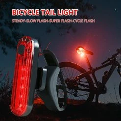 Wabjtam 120 Lumens Bicycle Rear Light Usb Rechargeable Cycling 4 Modes Led Tail Light Waterproof Mtb Road Bike Tail Light Bicycle Lamp -Vélo fixie Soldes 438685209 max