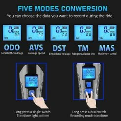 Unbranded Led Bike Light Computer Bike Light Avec écran Lcd Meter Et 120db Bell Shockproof Lighting Waterproof Ipx64 Cyclist 4 Modes De Luminosité Usb Bike Lamp -Vélo fixie Soldes 442293267 max