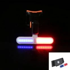Unbranded Super Bright Led Bike Light, Head Tail Light, Feu Arrière Pour Vélo De Route, VTT, Cyclisme - Os