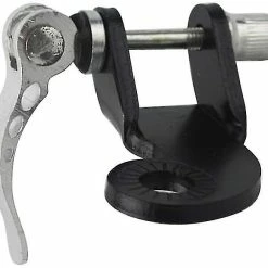 Unbranded Universal Bike Trailer Hitch Steel Linker Bicycle Trailer Hitch Adapter Fixation Noir