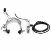 Unbranded Arrière Fixie Road Bike Cruiser Brake Set Bike Brake Kit Argent