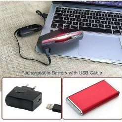 Vention X5 Bike Tailight Clignotants, Télécommande Sans Fil étanche USB Rechargeable VTT Feu Arrière Vélo Intelligent (noir) -Vélo fixie Soldes 462559966 max