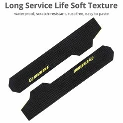 Born Pretty Universal Road Bicycle Chain Frame Anti-scratch Waterproof Bike Rear Fork Frame Guard Paster Cover Anti-skid Protector Sticker -Vélo fixie Soldes 464260836 max