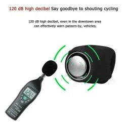 Born Pretty Mtb Bike Electronic Loud Horn 120db Warning Safe Electric Bell Bicycle Waterproof Handlebar Alarm Ring Bell Cycling Accessories -Vélo fixie Soldes 464260905 max
