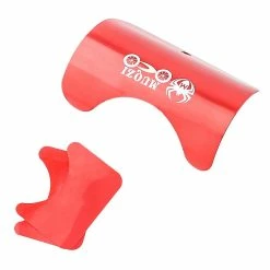Unbranded Muqzi Folding Bike Frame Protector Pads Alliage Compatible Avec Brompton Red