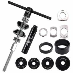 Unbranded Lebycle Bike Fixe Gear Axle Cente Tool Suit Bb86/30/92/pf30, Noir