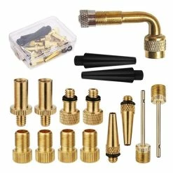 Unbranded Valve Sv Av Dv Adapter Set Bike Tire Pump Adapter Kit Pompe Gonflable Pompe