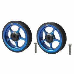 Unbranded Poday Folding Bike Easywheel Compatible Avec Brompton Bicycle Rear Racks Bleu