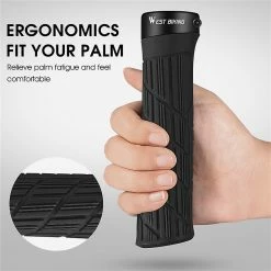 Bimirth West Biking Bicycle Grips Soft Rubber MTB Road Bike Grips Anti-antidérapant Housse De Guidon Ergonomique -Vélo fixie Soldes 476473405 max
