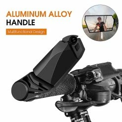 Bimirth West Biking Bike Rétroviseur Rétroviseur Pliable Alliage Vice Poignée Cyclisme Bar Extrémités 360 Rotation VTT Vélo Hd Guidon Arrière -Vélo fixie Soldes 476480135 max