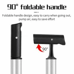 Bimirth West Biking Bike Pump Bicycle Tire Gonfleur Portable Pompe à Air 120psi Mountain Road Bike Accessoires Pour Cyclisme VTT Pompe à Vélo -Vélo fixie Soldes 476480216 max