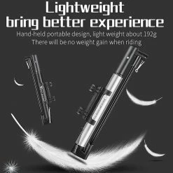 Bimirth West Biking Bike Pump Bicycle Tire Gonfleur Portable Pompe à Air 120psi Mountain Road Bike Accessoires Pour Cyclisme VTT Pompe à Vélo -Vélo fixie Soldes 476480318 max