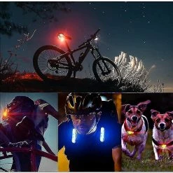 Unbranded Bike Tail Light Arrière Bike Light 2 Pack, Bike Lights Bicycle Lights Usb Rechargeable Bright Led Bike Light Avec 4 Modes D’éclairage Waterproof Bike Tail L