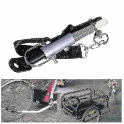 Shdg Universal Bike Trailer Attelage à Dégagement Rapide Acier Linker Remorque Attelage Fixation De L’adaptateur