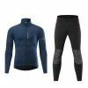 Unbranded Hiver Cycling Jacket Set Thermal Fleece Bicycle Set MTB Bike Clothes Ciclismo Cycling Set Men S Sports Cycling Clothing
