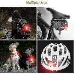 Unbranded 2pcs Usb Rechargeable Led Bike Tail Light (lumière Rouge), -Vélo fixie Soldes 500262161 max