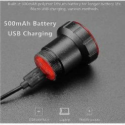 Unbranded Feu Arrière De Vélo Super Bright Usb Rechargeable Bicycle Lights Smart Bicycle Rear Lights Tige De Selle Montage Brake Sensing Bike Rear Led Accessoires Pour -Vélo fixie Soldes 505926337 max