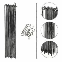Unbranded 30pcs Bike Steel Spokes Utile Mountain Bike Wheel Spokes Fournitures 5 Unbranded 30pcs Bike Steel Spokes Utile Mountain Bike Wheel Spokes Fournitures -Vélo fixie Soldes 507600775 max