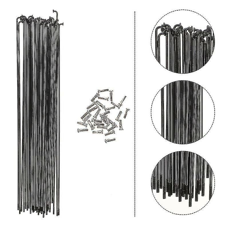 Unbranded 30pcs Bike Steel Spokes Utile Mountain Bike Wheel Spokes Fournitures 3 Unbranded 30pcs Bike Steel Spokes Utile Mountain Bike Wheel Spokes Fournitures – Image 3