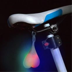 Unbranded Imperméable à L’eau Silicone Bike Egg Lamp Night Cycling Siège Arrière Rétro-éclairages -Vélo fixie Soldes 512758595 max