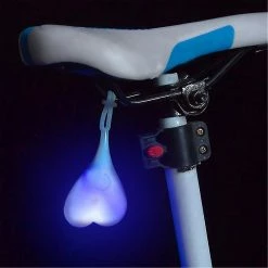 Unbranded Imperméable à L’eau Silicone Bike Egg Lamp Night Cycling Siège Arrière Rétro-éclairages -Vélo fixie Soldes 512758681 max